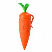 Carrot Voice Recorder Electronic Sound Toy 2 In 1 Multifunctional Novelty Sound Recorder Can Write Graffiti Ballpoint Pen red