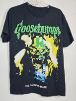 Retro Version of  goosebumps  Ghost Mask Black Shirt Retro Commemorative T-shirt Daily Outdoor Men and Women Fan Printed T-sh... 5XL įvairiaspalvis