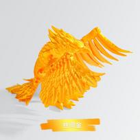 17cm 3D spausdinimo imitacija Amžinas paukštis žaislas Kinų mitinis gyvūnas Paukščio sąnariai judantys Darbalaukio dekoratyvinis Kūrybiškos dovanos blue