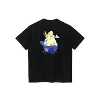 New Era SS22 MLB Series New York Yankees Ice Cream Pattern Printed Crew Neck Summer American Short Sleeve T-Shirt Men T-Shirt Black 13086607 XL black
