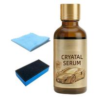 Premium Ceramic Coating Kit For Car Paint Protection With Hydrophobic Effect And Gloss Enhancement Includes Sponge Towel beige