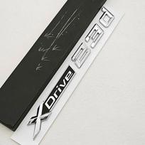BMW X1 X2 X3 XDrive 23i 23d 3D ABS Car Styling Logo Emblems Rear Trunk Badge Side Fender Decals Exterior Accessories yq2 white