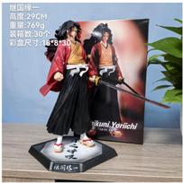 Anime Demon Slayer figūrėlė Kamado Tanjirou Nezuko veiksmo figūrėlė Zenitsu Inosuke Kimetsu Yaiba figūrėlė PVC modelis kolekciniai žaislai brown