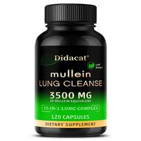 Didacat Mullein plaučių valymo maisto papildas, 120 kapsulių 120 Capsules
