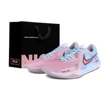 Nike Precision 6 Wear resistant And Lightweight Low top Basketball Shoes Men's Blue Pink DD9535-100(Team1545-LK) 42