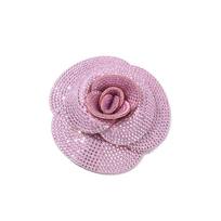 3D Design Rhinestone Flower Patches Self-Adhesive Option DIY Craft Patches  For Corsage Badge balta