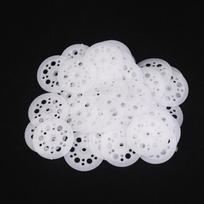 50/100 vnt. 45 mm plastikinės plokščios poveržlės apkrovos paskirstymui polipropileno poveržlės varžtams tvirtinantiems izoliacines plokštes 50pcs