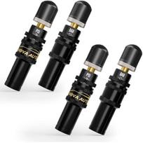 4 vnt. automatinio stabdymo padangų slėgio mažintuvai, 10–30 PSI reguliuojamas įrankis oro išleidimui | Užsukami visureigių priedai, Greitas vienalaikis slėgio mažinimas, Nešiojamas užtrauktuku užsegamas maišelis black