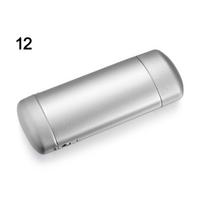 Metalinė akinių dėžutė Akinių dėklas Kietas dangtelis Aliuminio akinių dėklas Nešiojama akinių dėžutė Kelioniniai akinių organizatoriai white