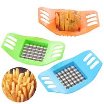 Potato Cutter and Vegetable - Fry Maker with Stainless, Chips Cutting Tool for Kitchen and Home Use orange