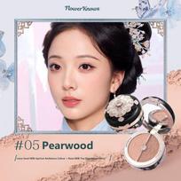 Flower Knows Strawberry Rococo Series Embossed Blush Fine Powder Makeup Smooth Long-Lasting Blusher Face Enhancing Makeup Color black