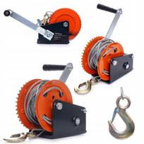 Kraft&Dele KD1311 - Rankinė 1200 svarų (544 kg) trosinė alkūninė gervė