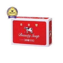 Cow Brand "Beauty Soap" Red Box Moist (125 g) veido ir kūno muilas