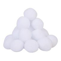 20/50 vnt. Dirbtiniai sniego kamuoliai Žiemos šventės dekoracija Realistiškas sniego kamuolio dovanėlė vaikams Vidaus lauko namų biuro bendrabučio dekoras 20PCS white