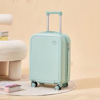 Li Shen Lightweight Carry-on Luggage 20 inch mėtų žalios spalvos