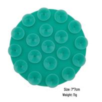 19-Bead Double-Sided Silicone Phone Suction Cup with Adhesive blue