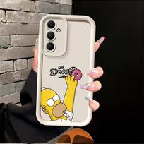 The Simpsons Cartoon Case for Samsung Galaxy A15 A11 A13 A30 A12 A07 A14 A06 A16 A04 A17 A05 A20 A50 Phone Cover Galaxy A20s brown