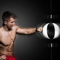 PU Boxing Ball Double End Gym MMA Sports Punching Bag black