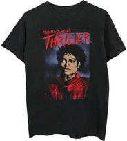 Michael Jackson Men's Thriller Pose Slim Fit T-Shirt Black S