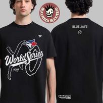 The Weeknd And XO X Toronto Blue Jay 2026 MLB World Series Legacy T-Shirt Reprin XL gray