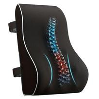 ABUL-Lumbar Support Pillow For Car Seat Memory Foam Waist Cushion Relieve Relief Back Pain Soft& Comfortable For Office Home Car juoda