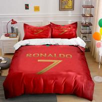 Ronaldo name and number.  Bedding sets Duvet cover sets Duvet covers Pillowcases(1*Duvet Cover 2*Pillowcases without duvet insert) 135x200cm