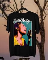 Billie Holiday Unisex T-Shirt Gift for Fans Men Women N2808_17 XXXL black