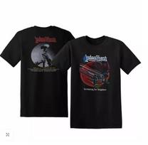 1982 Judas Priest Screaming For Vengeance World Tour Shirt Dates Unisex Unisex T-Shirt M black