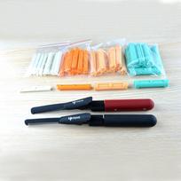 Hair Root Perm Heatless Hair Curler &Hair Bars Machine Set Curling Rod Pull Core Lazy Curls Flexi Rods Wave Former Toos.s beige
