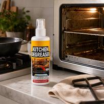 Kitchen Degreaser Spray - Oven Cleaner for and Oil Removal, Stovetop and Range Hood Cleaner One Size brown