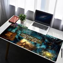 Mouse Pad Pc Gamer Cabinet Keyboard Office Desk Mat Mats B-Bioshocks Gaming Accessories Anime Computer XXL Large Table Mice Mat 30cmx60cm black