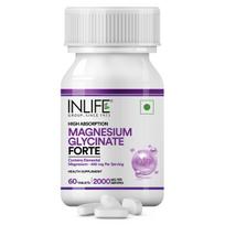 INLIFE Magnesium Glycinate 2000mg Chelated Forte, Bisglycinate Form, Muscle Recovery Sleep & Nerve Health, Men Women, 60 Tablets (Pack of 1, 60,