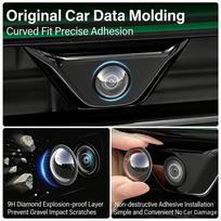 360 Degree Car Camera Lens Protector Backup Camera Cover Anti Scratch HD Clear Protection for Rear View Camera Installation 2pairs