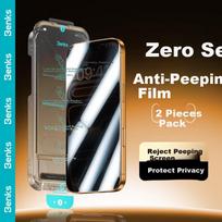 Benks Screen Protector for Apple IPhone 17 Pro Max, Anti-Peeping Tempered Glass Film, Dustproof Ultra-Thin Anti-Spy Phone Screen Protector, 2-Pack