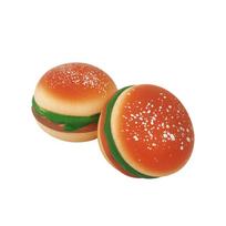 NAUJAS Burgeris Streso Kamuoliukas 3D Minkštas Hamburgeris Fidget Žaislai Silikoninis Dekompresinis Silikoninis Spaudomas Fidget Kamuoliukas Fidget Sensorinis Žaislas beige