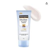Neutrogena Ultrasheer Sunscreen 80g SPF 50+ PA++++ Neutrogena, 1 pcs white