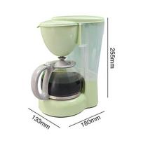 Mini lašintuvas kavos aparatas - Visiškai automatinis, skirtas naudoti namuose ir biure American Drip Constant Temperature Coffee Maker gray