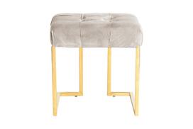 Pufas Rarity 125, taupe/aukso spalvos