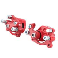 140mm Gas Rear Disc Brake Caliper Pad Set Fit for Electric Scooter ATV 49CC red