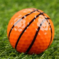Didelio stiprumo Novelty Guminiai golfo kamuoliukai Golfo žaidimo kamuoliai basketball beige