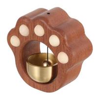 Magnetic Cat Paw Shopkeepers Bell Wooden Door Opening Bell Home Office Entrance Decorative Hanging Wind Chime Doorbell ruda