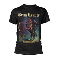 Men's Grim Reaper See You In Hell T-shirt Black Unisex T-Shirt M black