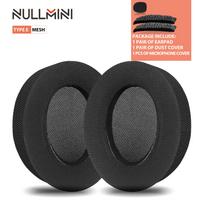 Nullmini Cooling Gel Earpads for Sony WH-1000XM2-MDR-1000X Headphones Replacement Ear Cushion Sleeve Earmuffs Headband gray