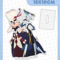 Anime Acrylic Standee for Helluva Boss Octavia Millie Moxxie Asmodeus Vassago Self-Made Acrylic Standing Plates Decoration Gifts