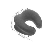 Massage Pillow U-Shaped Ergonomic Face Down Cushion for Office Beauty Comfortable Support Desk Nap Pillow pilka