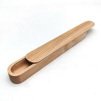 Japanese Sushi Chopsticks Box Home Tableware Holder Black Walnut Wooden Portable Travel Outdoor Chopsticks Case Cutlery Box beige