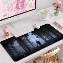 Stalker-2-heart-of-chornobyl Mouse Pad Multiple Sizes Large Square Computer Office Game Table Mats Rubber Anti-slip Mousepads 600x300x2mm gray