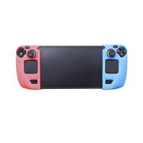 Anti-slip Silicone Grip Shockproof Game Console Grip for Steam Deck/Steam Deck OLED pink