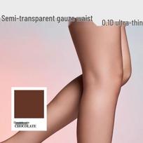 Mint Green Ultra-Thin Seamless Mesh Pantyhose for Women - Silky Transparent 0.01 Crotchless Design Seamless Mesh Waist [90-140 lbs] juoda