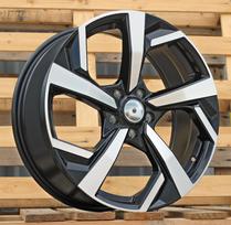 Ratlankis RACINGLINE XE173 R17x7 5x114.3 ET 40 CB 66.1 (Black Polished) (750 kg)